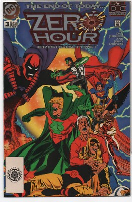 ZERO HOUR: CRISIS IN TIME #3 - ZERO HOUR COVER LOGO - DC COMICS - 1994