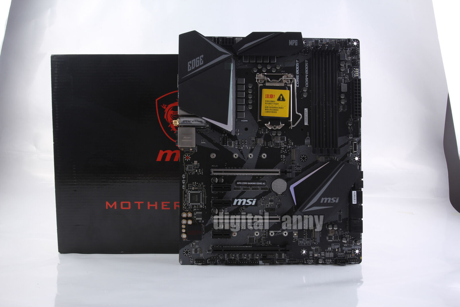 MSI MPG Z390 GAMING EDGE AC LGA 1151 Intel Motherboard for sale 