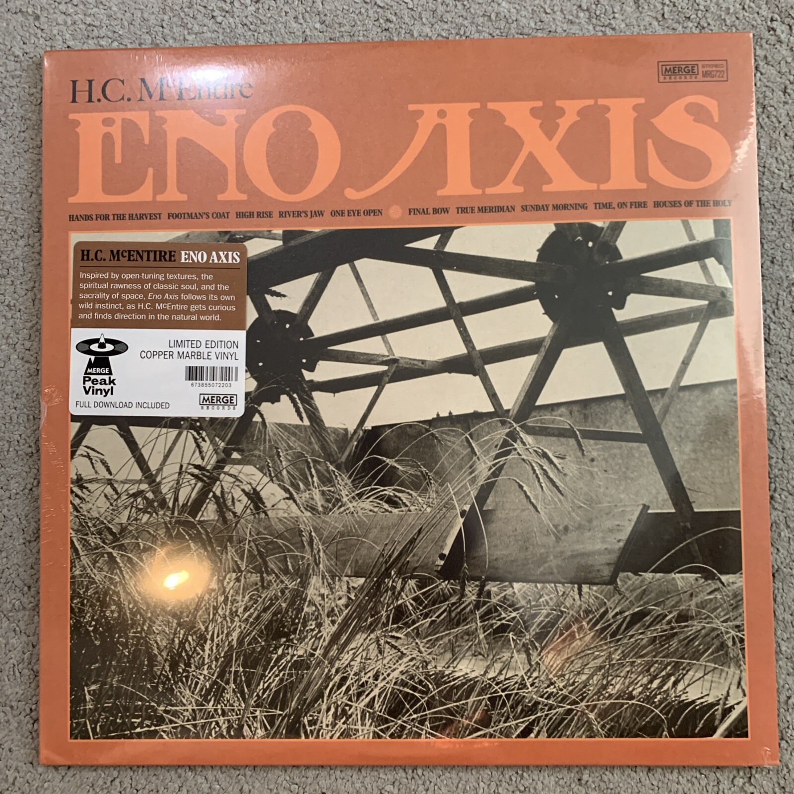 Eno Axis by H.C. Mcentire (Record, 2020) New Sealed