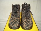 100% AUTHENTIC NEW WOMEN FENDI FREEDOM ZUCCA HIGHTOPS SNEAKER US 7 — photo 6