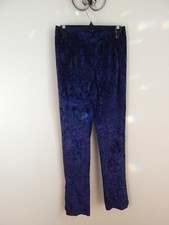 Velvet leggings, Navy stretch pants, NWT, large