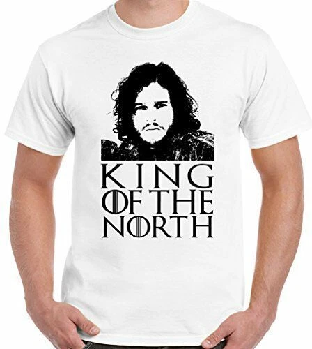 Game Of Thrones T Shirt King Of The North Jon Snow Mens Funny GOT John