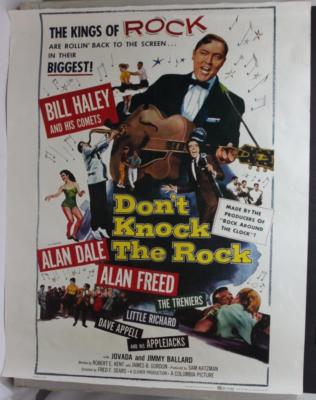 Don't Knock the Rock Bill Haley Poster Po-Flake Productions Movie 22'' x 28''