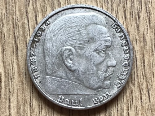 2 Reichsmark Hindenburg 1936 - 1939 J.366 Silber - 第 15/76 張圖片