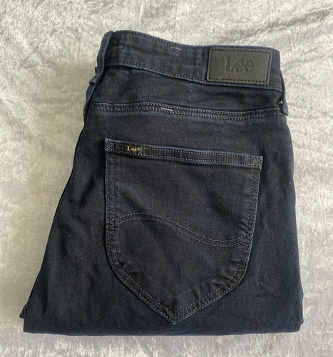Lee Women's Marion Straight Jeans Black Clean Allad 30W x 35L - Picture 8 of 8