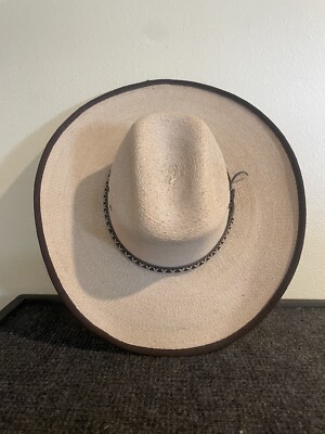 Cavender's Men's Ranch Edition Vented Straw Cowboy Hat Ivory Size