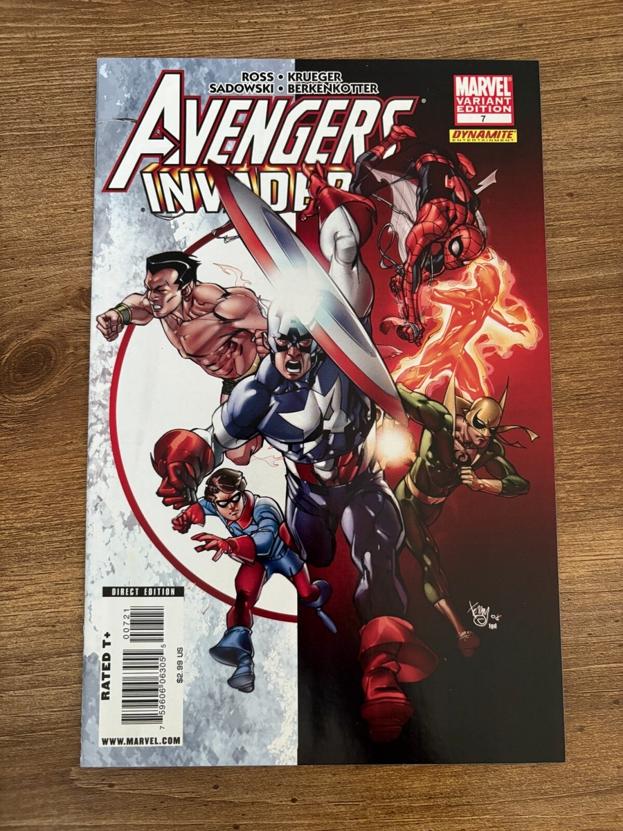 Avengers Invaders # 7 NM 1st Print Variant Cover Marvel Comic Book