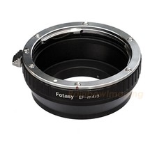 Canon EF lens to Micro 4/3 m43 Manual Adapter Olympus OM-D E-M1 E-M5 EM-10 II IV