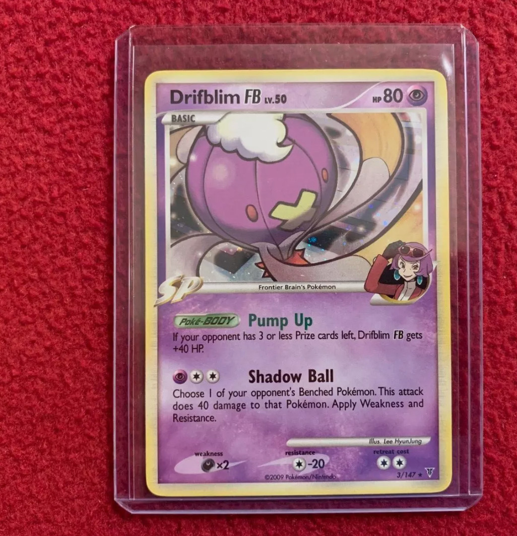 Drifblim FB Lv. 50 3/147 Pokemon TCG Holo Rare Platinum Supreme Victors NM