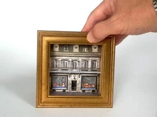 GARRET paper miniature diorama Louis Vuitton Shop marceau, Paris, mini du L'Oro