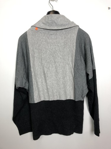 KHUJO Damen Pullover Modell: Apeel Grau/Schwarz L - 第 2/3 張圖片