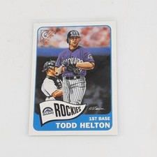 2001 Topps Gallery Gallery of Heroes Todd Helton GH1 Colorado Rockies