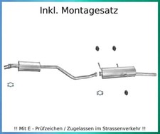 Auspuffanlage für Citroen Xsara Break 1.4 1.6 1.8 Bj.02.1999 Auspuff Montagesatz