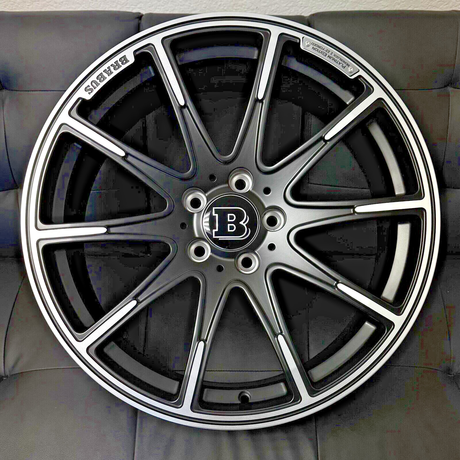 4 Wheels Mercedes Benz 19 inch 5x112 5-Spoke 19x8.5 ET40 BRABUS E CL CLK SLK C S