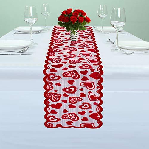 Embroidery Floral Lace Wedding Banquet Table Runner Piano Party Home Table Decor - Picture 2 of 5