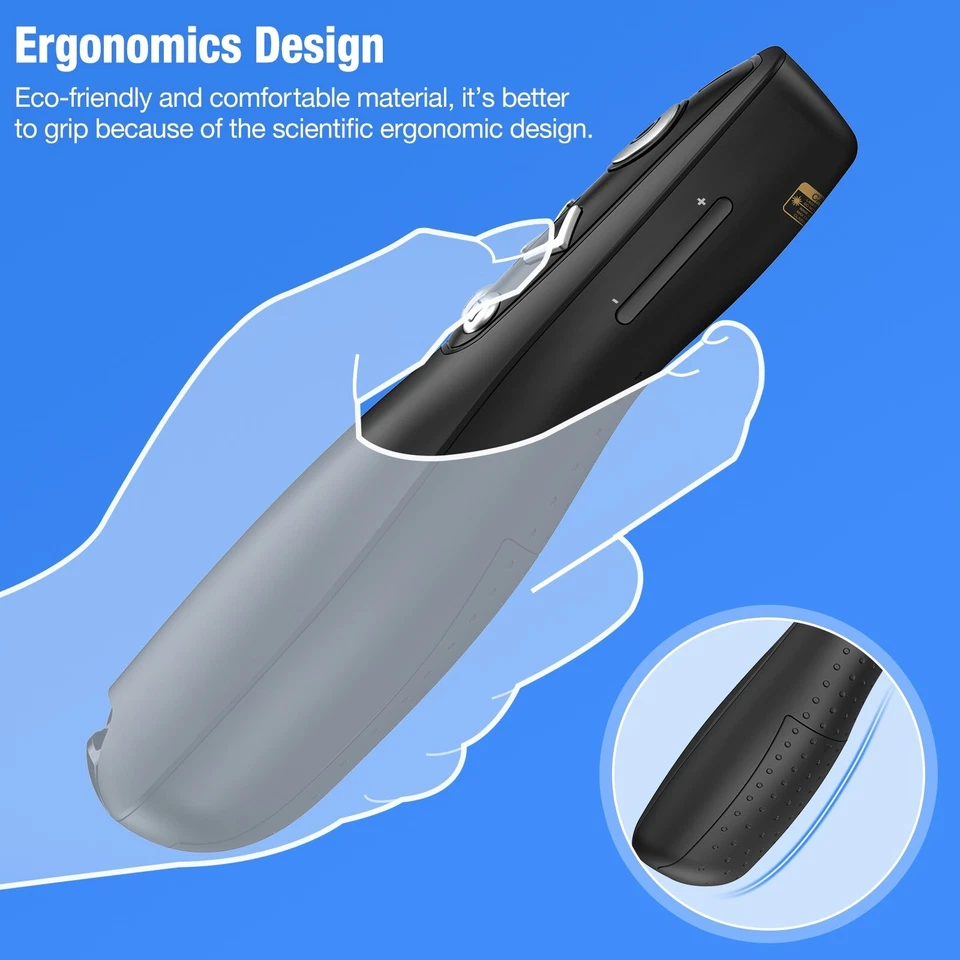  Presentation Wireless Presenter Remote USB Powerpoint Laser Pointer Clicker  - Image 4 of 4
