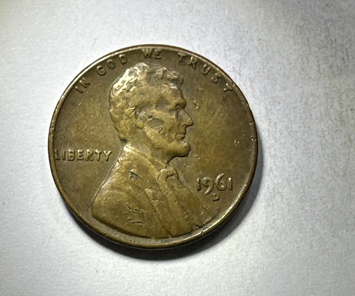 RARE 1961 D Penny Letters On Edge, DD | eBay
