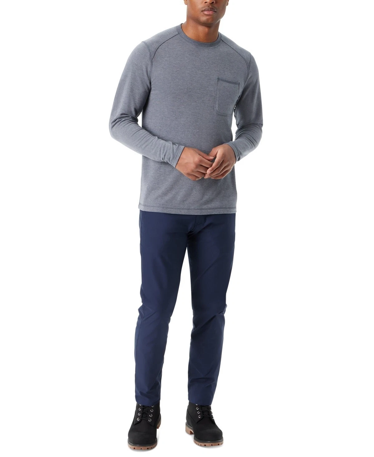 Bass Outdoor Men's Utili-Tee, Ombre Blue, Large