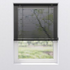 Alu Jalousie Aluminium Jalousette Fenster Lamellen Rollo Faltrollo Schwarz