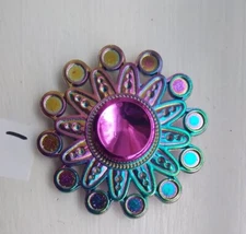 Fancy Rainbow Metal Fidget Spinner Toy Boys/Girls Kids/ Adults