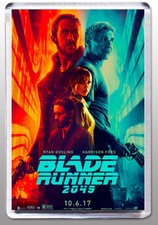 BLADE RUNNER 2049 - LARGE FRIDGE MAGNET  -  FORD/GOSLING CLASSIC! 