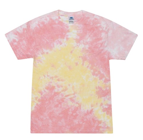 Tie Dye T-Shirts Multi-Color Kids & Adult 100% Cotton Colortone - Picture 3 of 24
