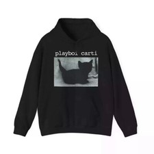Playboi Carti Black Cat Pullover Hoodies WLR Album Tour Merch - All Sizes