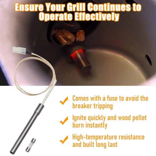 Pit Boss Pellet Grill Replacement Parts with Quick Ignition Hot Rod & Probes - Picture 7 of 9