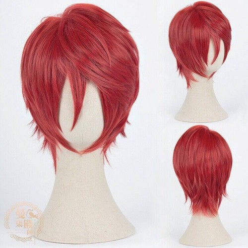 48colors New Fashion Party Short Cosplay Layered Wig Hair 30cm - Picture 11 of 50