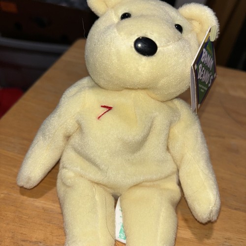 Salvino's Bamm Beano's Ivan Rodriguez #7 August 1998 New With Tags Beanie Bear - Picture 4 of 11