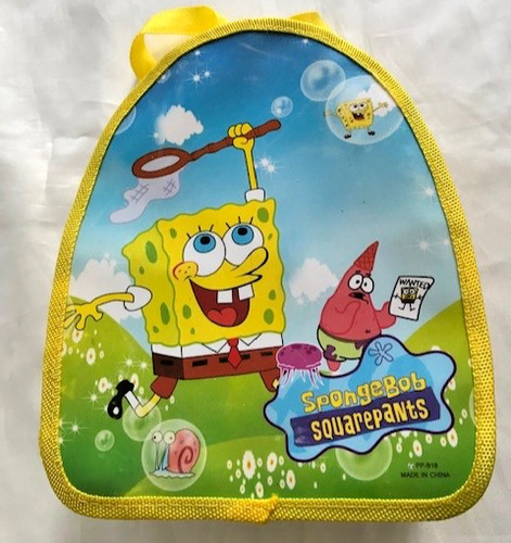 Backpack Bag Rugsack for Children Boy's birthday party Gift Sponge Bob 25cmx20c
