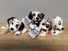Disney Store 101 Dalmatians Penny Jewel Lucky Lot of 4 Bean Bag Plush