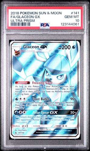 Glaceon-GX graded PSA 10 for sale on eBay