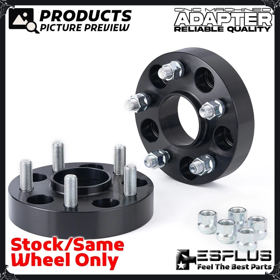 2pc 32mm HUB CENTRIC WHEEL SPACER 5X4.5” CB 60.1mm 12x1.5 FIT Toyota Lexus - Image 2 of 4