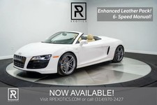 2011 Audi R8 5.2 Quattro Spyder Convertible 2D