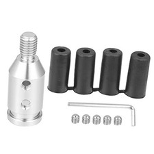 Gear Shift Knob Adapter Kit Universal with 4 Plastic Hoses Non Silver Tone