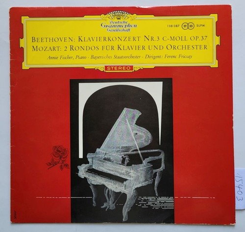Beethoven : Klavierkonzert Nr. 3 : Annie Fischer / Fricsay : Deutsche Grammophon