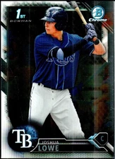 2016 Bowman Chrome Draft #BDC-70 Joshua Lowe Tampa Bay Rays 1st Rookie