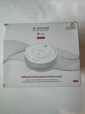 X-Sense SD19-W Wireless Interconnected Smoke Alarm 3 Pack