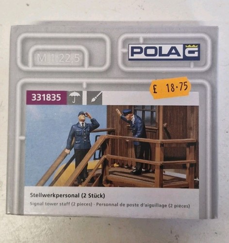 Nuevo Pola 331835 'Señal Torre Staff' Figuras Escala G Modelo Jardín Ferrocarril (2) | Condition: New