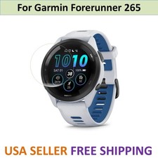 2pcs Screen Protector TPU Clear Film Cover for Garmin Forerunner 265 Smartwatch