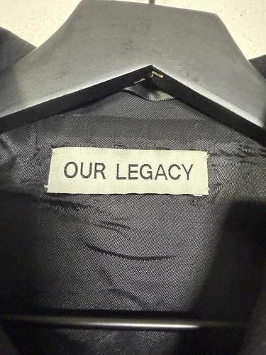 Our Legacy Black Wool Mini Jacket Size 46 image 3