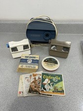 Vtg. GAF View-Master Projector  2 Handhelds With Reels