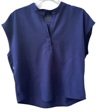Figs Rafaela Oversized Scrub Top Navy Blue Size Women’s Large TW2002