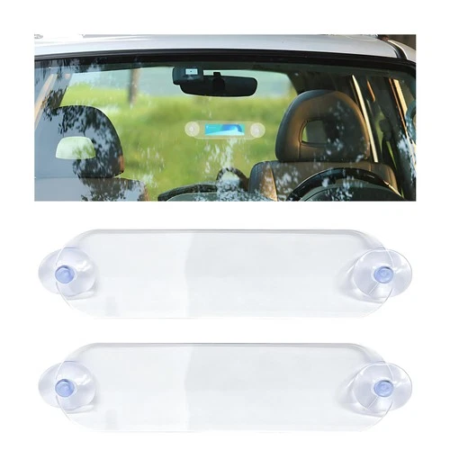 2 PCS EZ Pass Holder Easy To Install And Remove Auto Windshield Toll Pass Mount - product listing photo