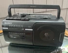 Sony Vintage Retro CFM-10 AM/FM Radio & Cassette Player Recorder Boombox Works
