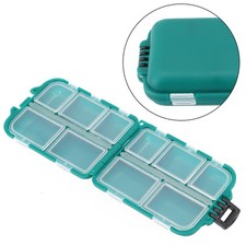Fishing Storage Box organizer Container Tackle hobbies Compartments Hook Bait