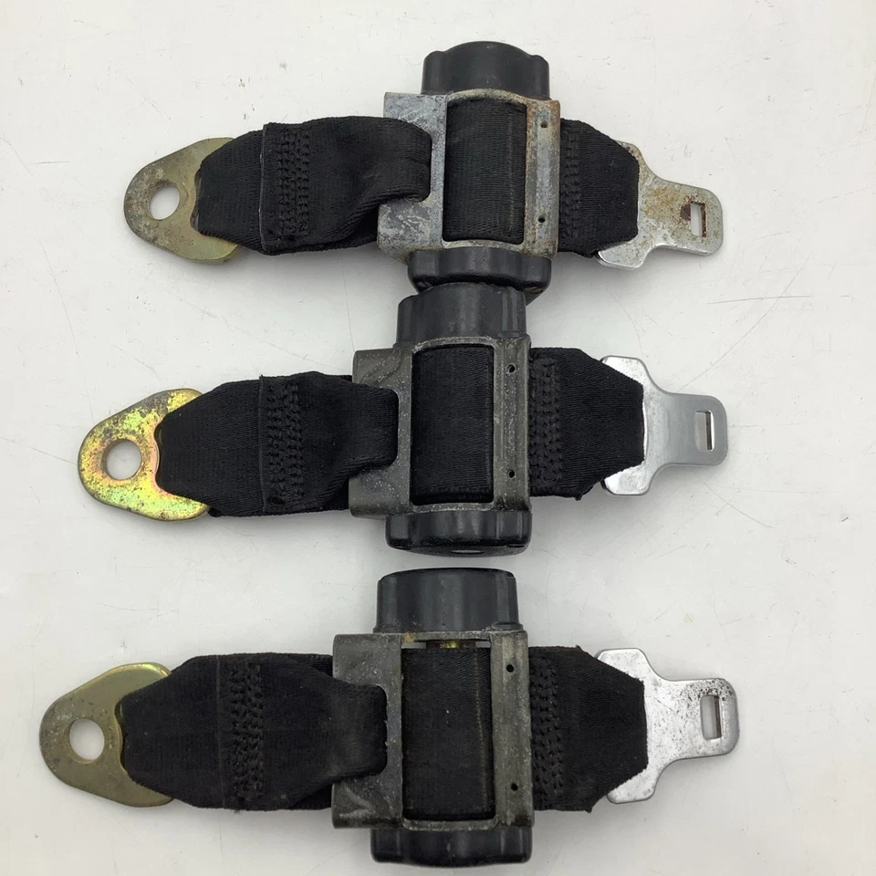 Lote de 3 cinturones de seguridad traseros Porsche 911 1978-1982 80-85 924 477857787B 477857787C Foto 4 de 4