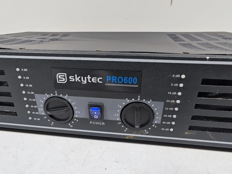 Skytec PRO600 Amplificatore - Funziona Su, Per Parti O Riparazione - Immagine 4 di 4