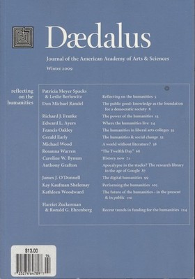 Daedalus: Journal of the American Academy of Arts & Sciences. Winter 2009. Guest